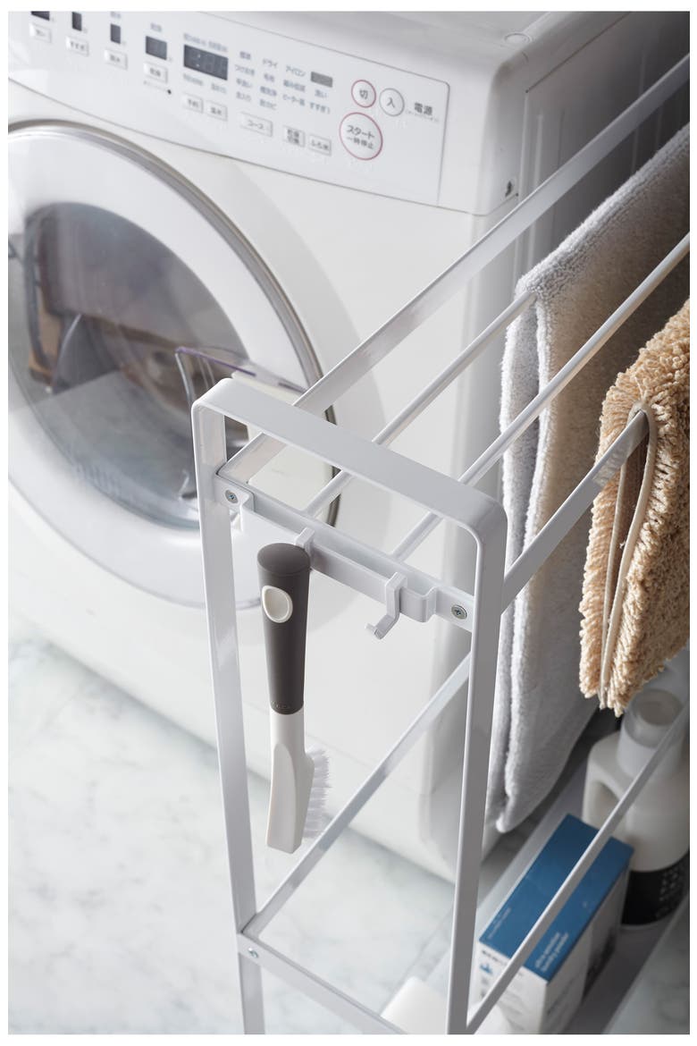 Rolling Towel Rack, Alternate, color, WHITE