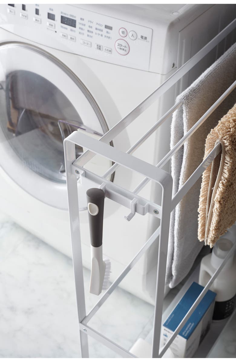 Yamazaki Rolling Towel Rack, Alternate, color, White