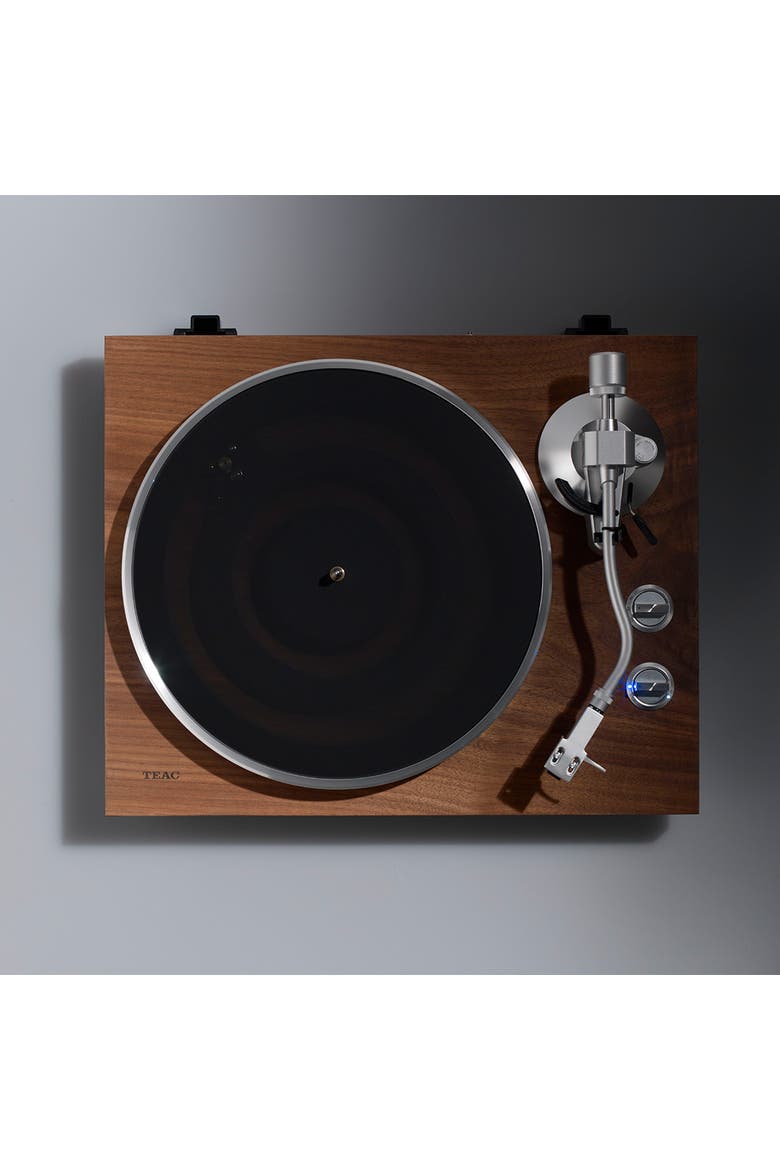 TN-400BT-X Belt-Drive Turntable with Bluetooth, Built-In Phono Amp, Anti-Skate, and Pre-Installed Audio-Technica MM Cartridge, Alternate, color, Walnut