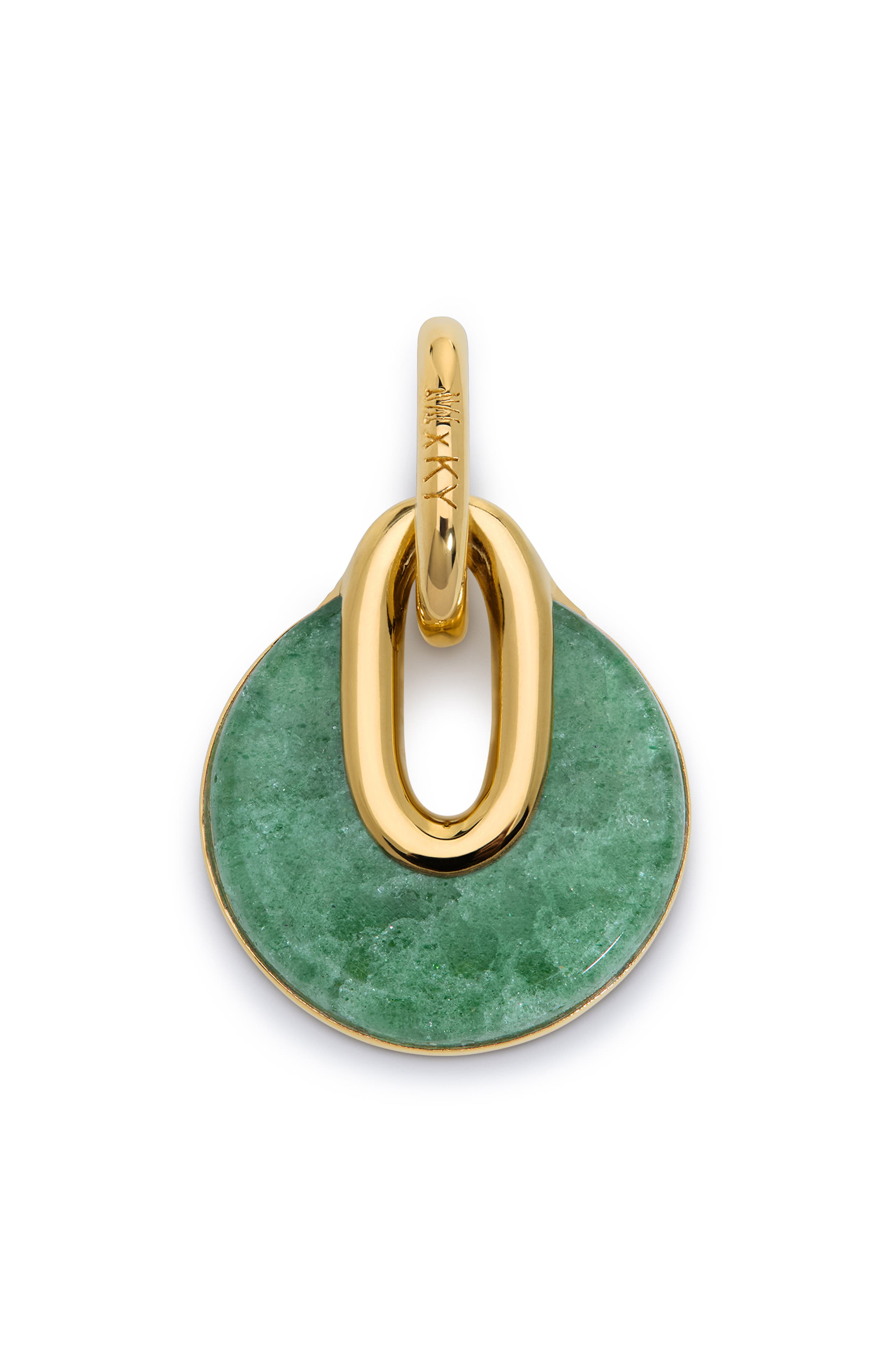 selected 18CT GOLD/ GREEN AVENTURINE