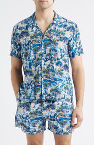 Boardies Print Camp Shirt