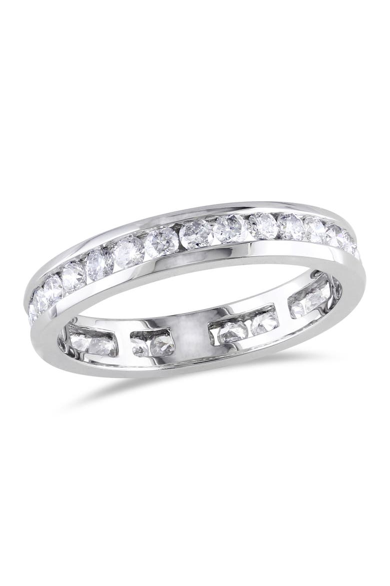 1 CTW Diamond Eternity Ring 14k, Main, color, 14K White Gold