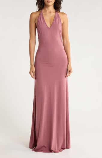 GO COUTURE Graceful Open Maxi Dress