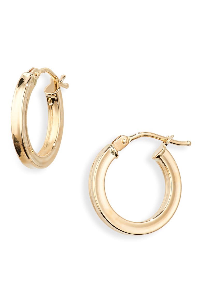14K Gold Hoop Earrings (Nordstrom Exclusive), Main, color, 14K YELLOW GOLD