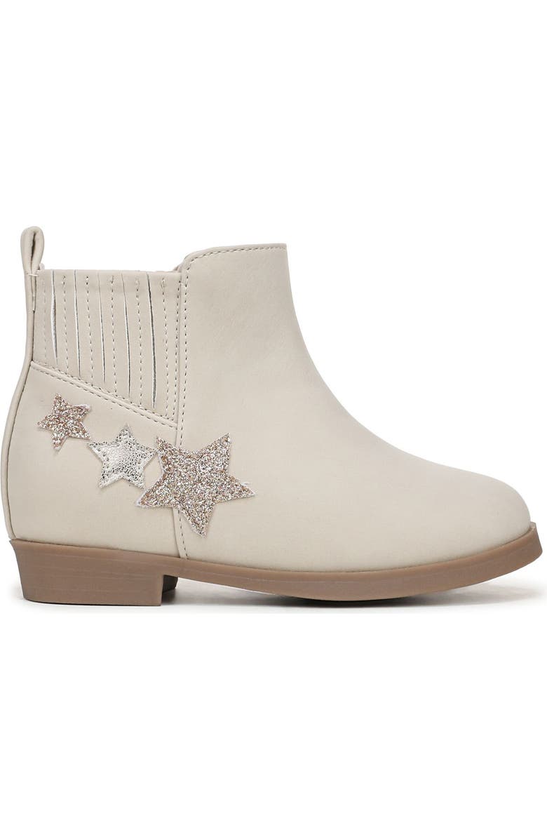 Blowfish Malibu Kids' Starling Ankle Bootie, Alternate, color, Beige Glitter Faux Leather
