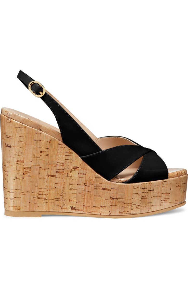Stuart Weitzman Carmen Wedge Sandal, Alternate, color,