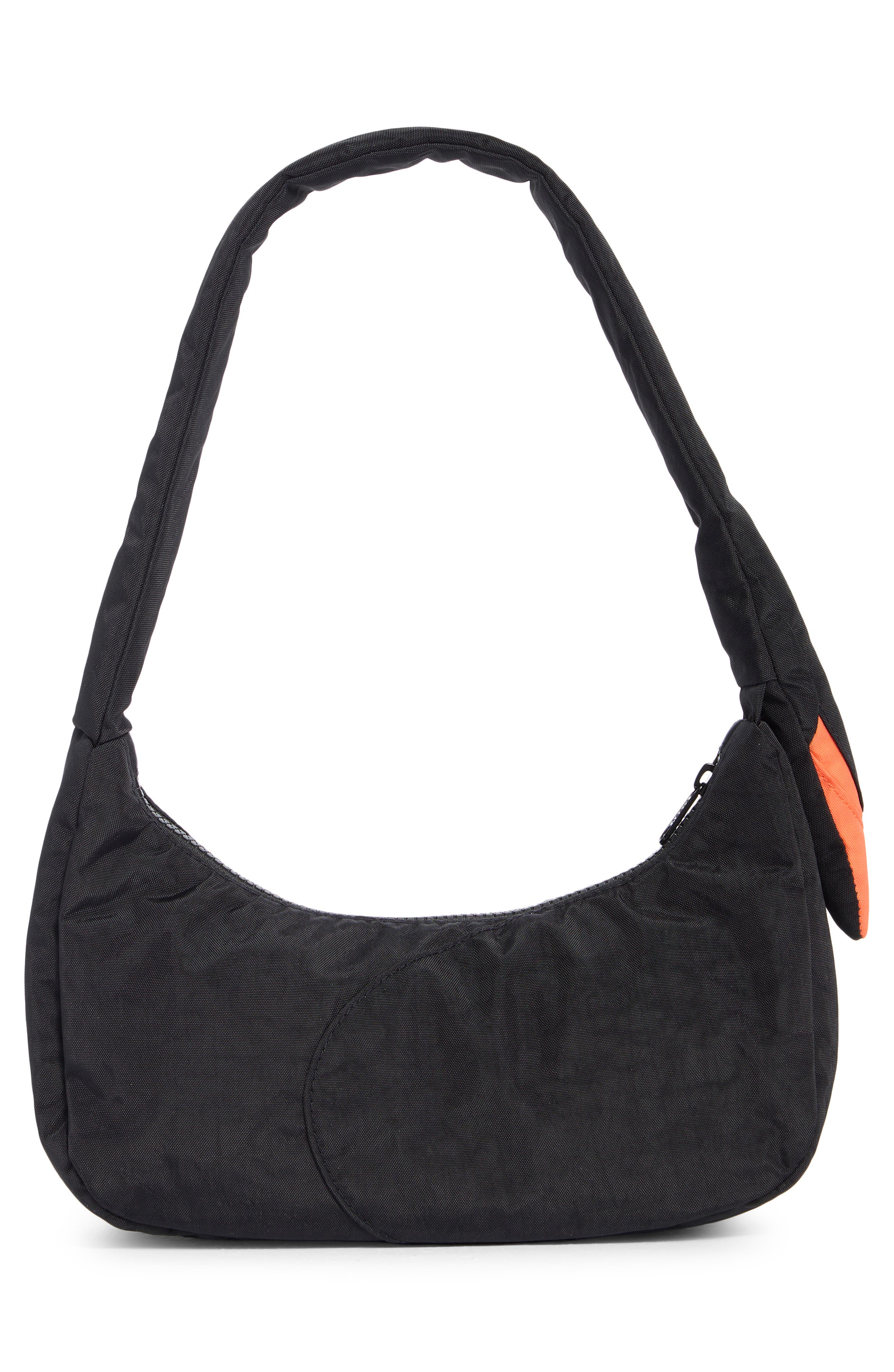 Swan Shoulder Bag, Alternate, color, BLACK