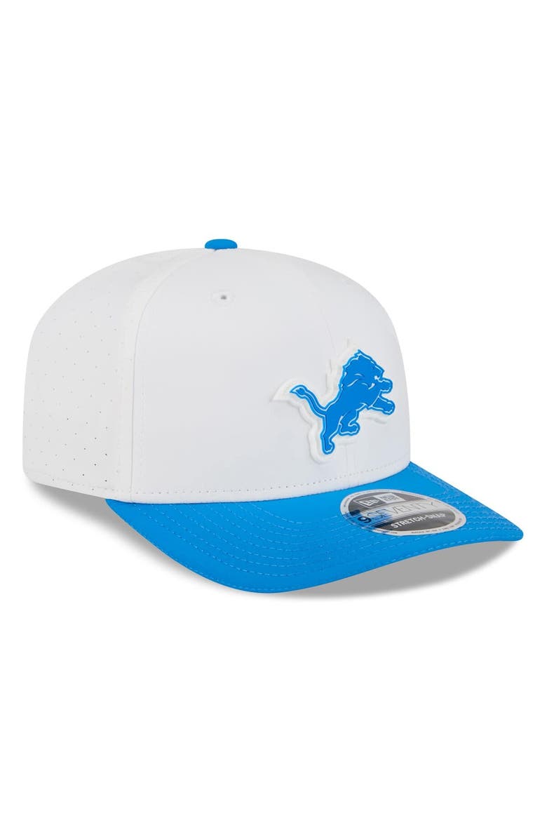 New Era Men's New Era White/Blue Detroit Lions 2025 NFL Training Camp 9SEVENTY Adjustable Hat, Alternate, color, White