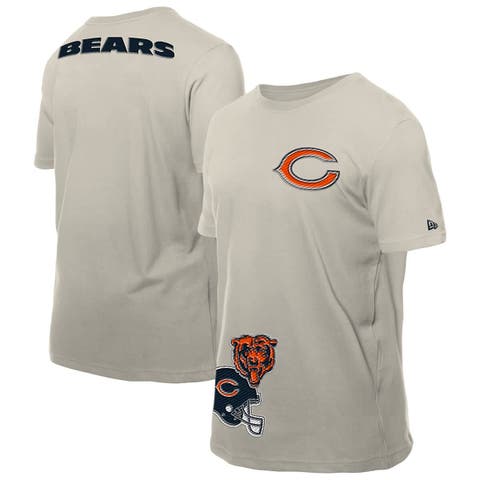Men's New Era Light Beige Chicago Bears Multi Patch T-Shirt