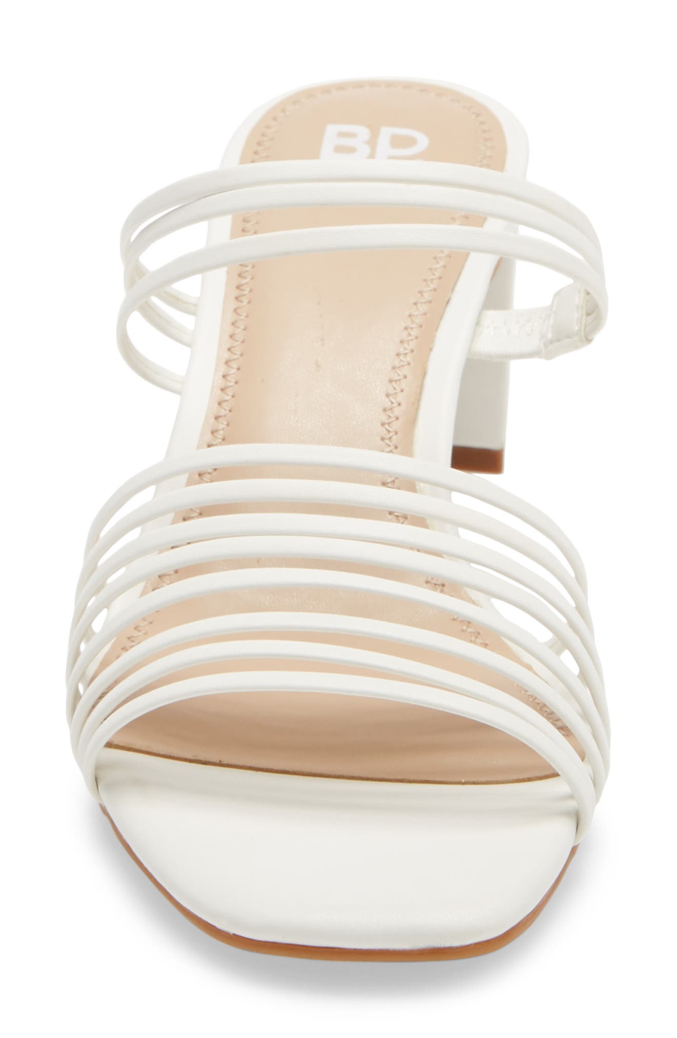BP. Brittany Strappy Slide Sandal, Alternate, color, White Faux Leather