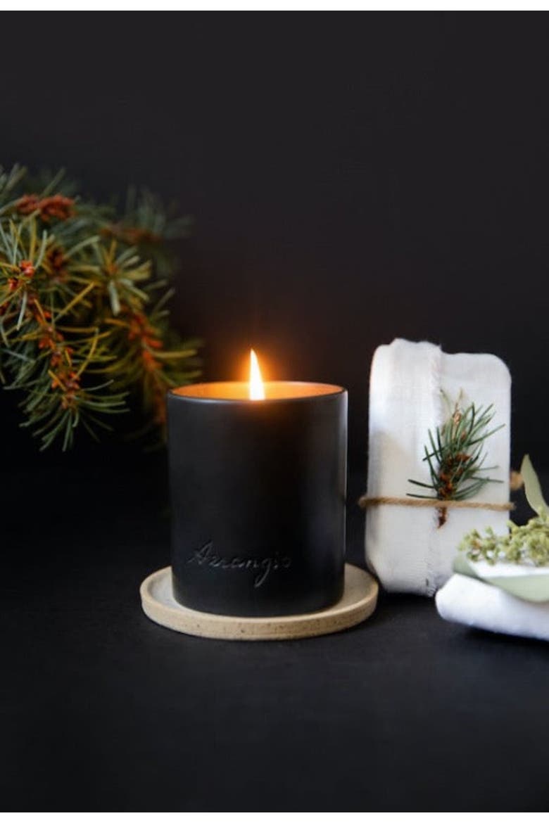 No. 102 Silver Skyline Scented Candle, Alternate, color, Black