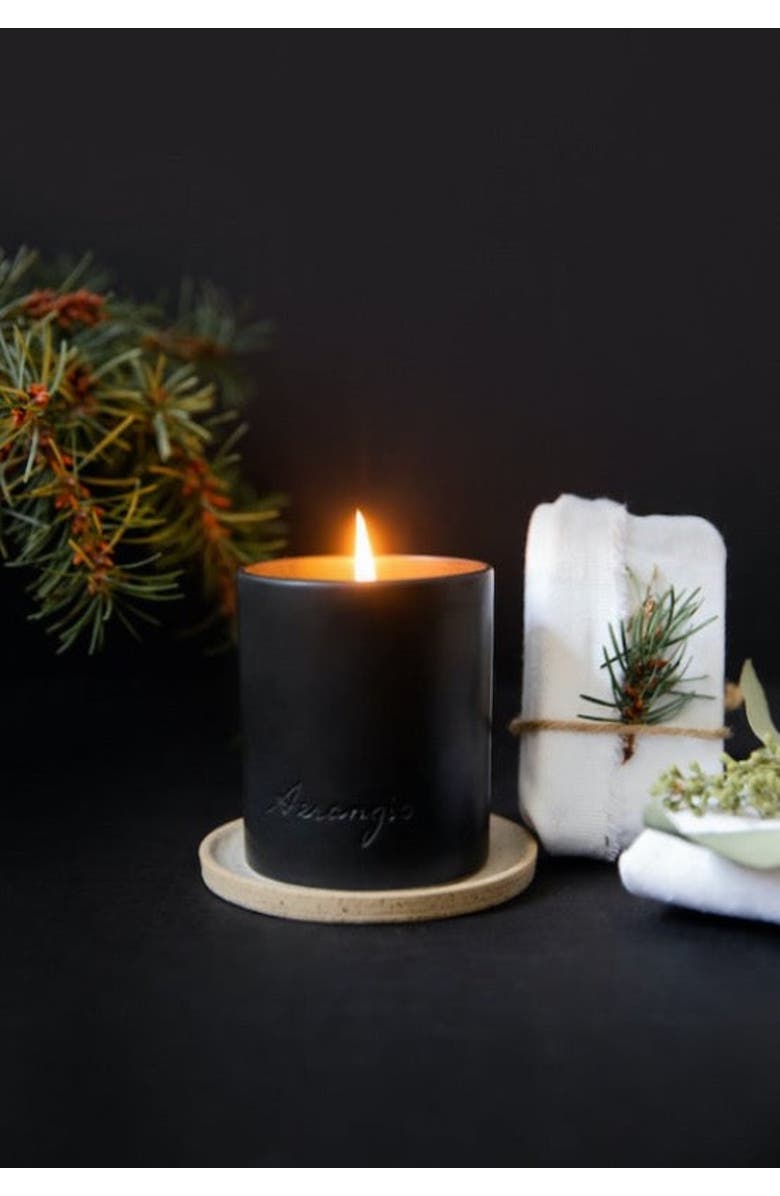 Aerangis No. 102 Silver Skyline Scented Candle, Alternate, color, Black