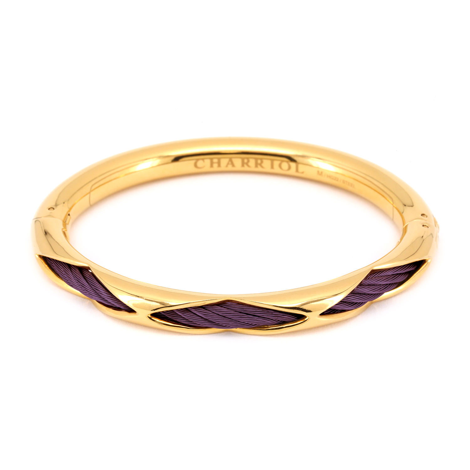 selected Yellow gold PVD with Purple