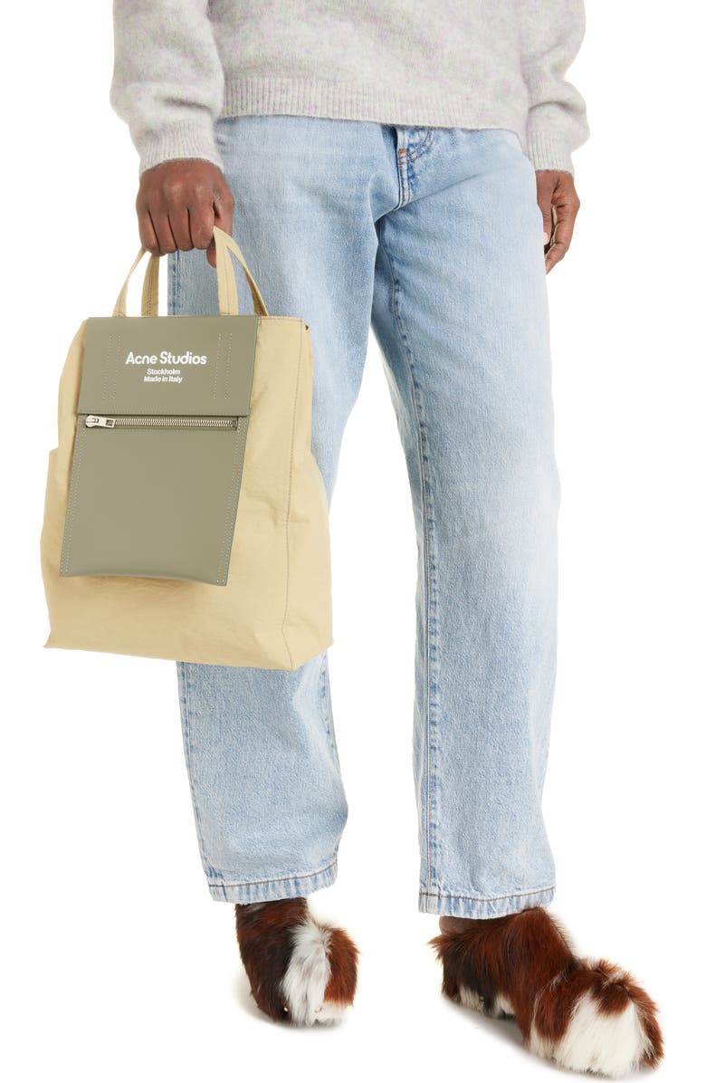 Acne Studios Baker Out Papery Nylon Tote, Alternate, color,