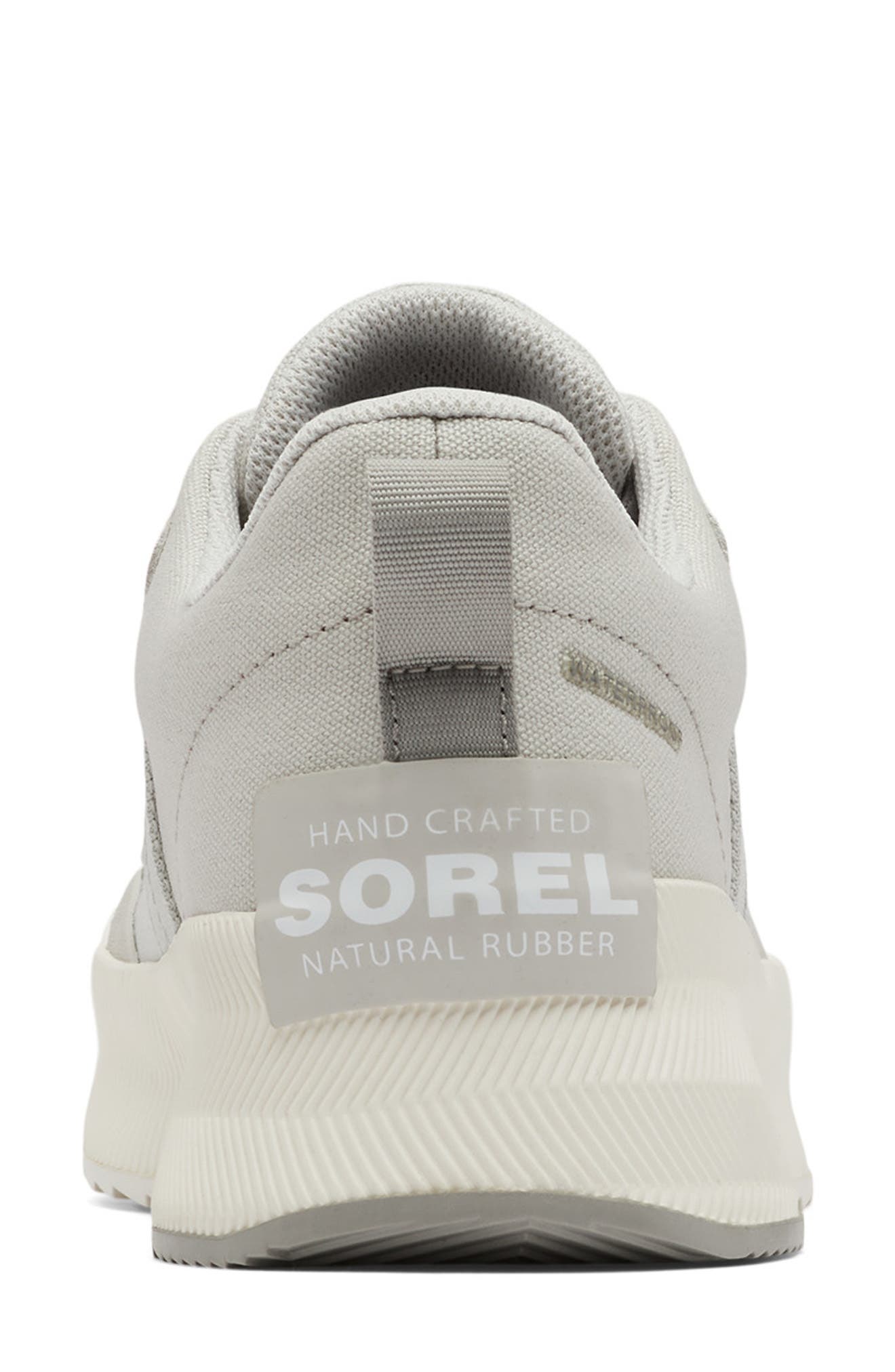 SOREL Out N About Waterproof Low Top Sneaker, Alternate, color, Moonstone/ Sea Salt