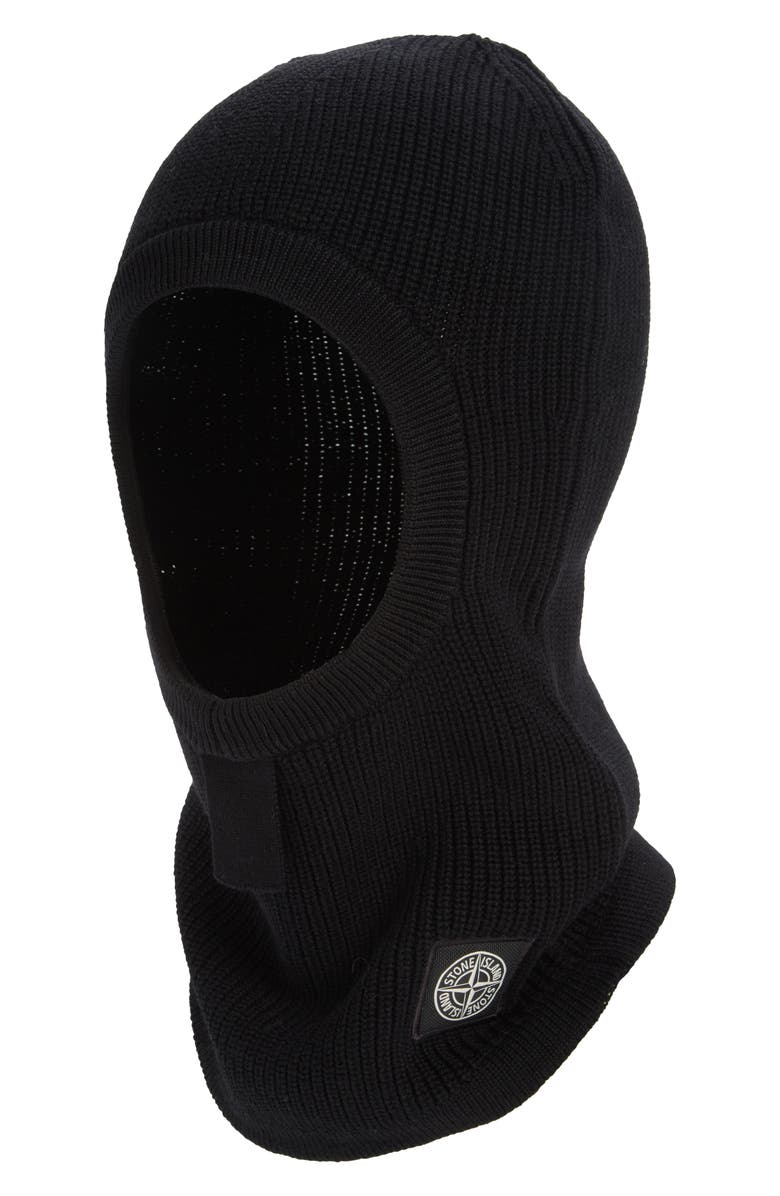 Stone Island N11 Rib Virgin Wool Balaclava, Main, color, 