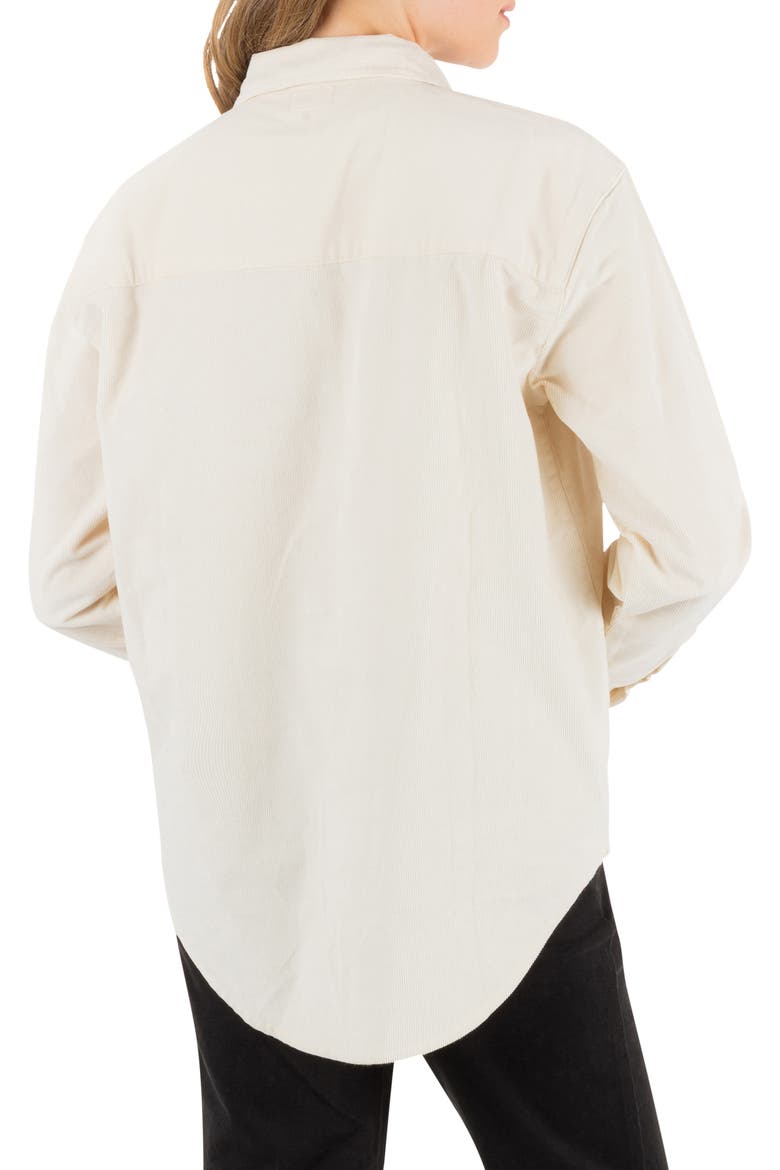 Drift Cotton Overshirt, Alternate, color, OFF WHITE