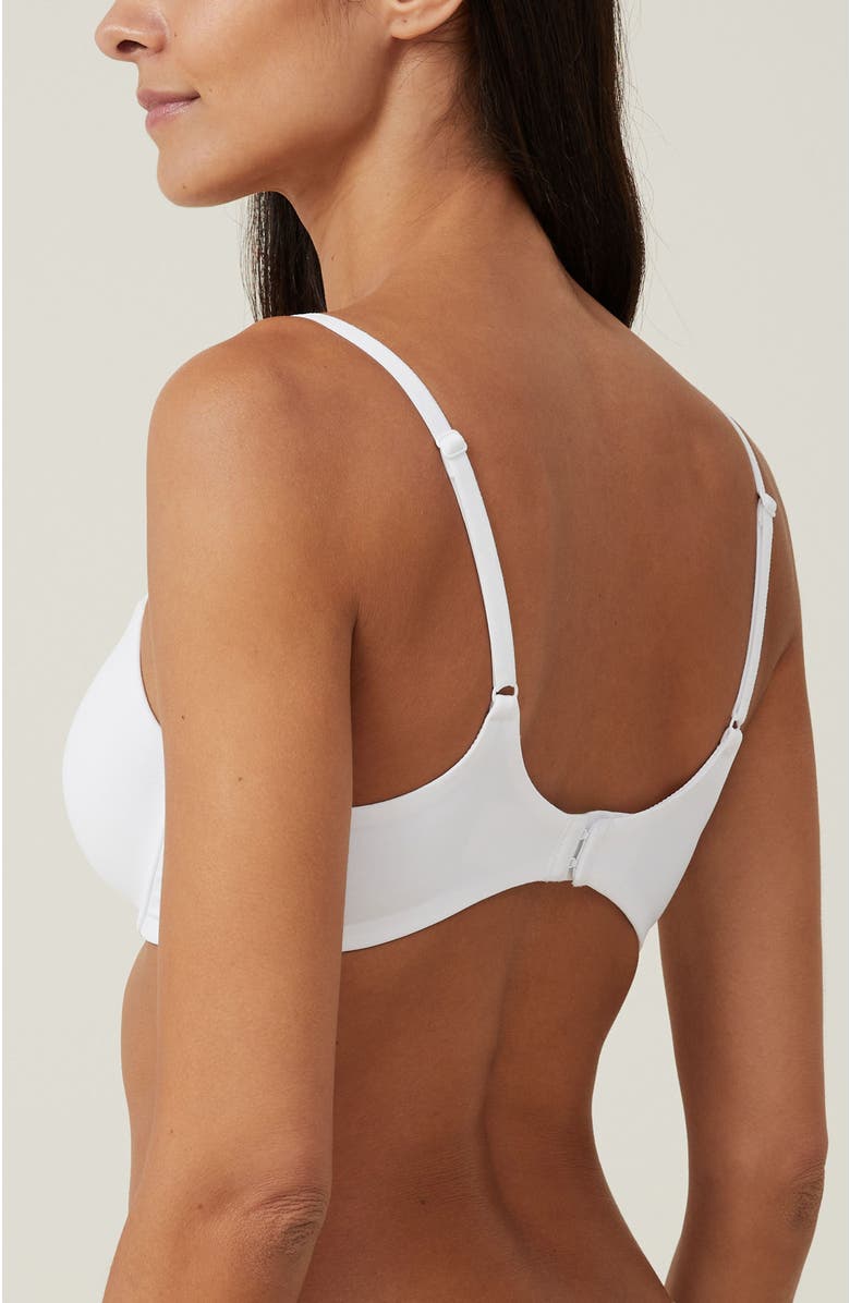 COTTON ON BODY Women's Ultimate Comfort T-Shirt Bra, Alternate, color, White