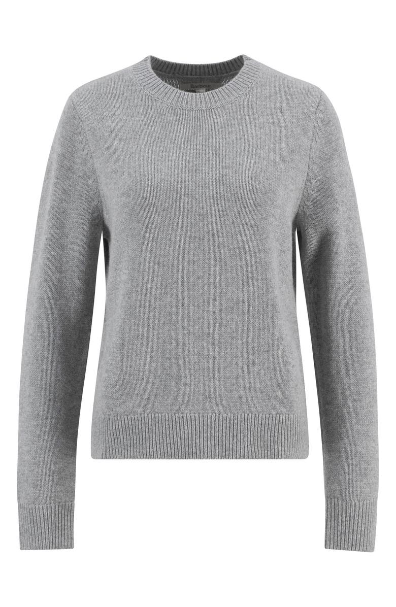 Barbour Woodhouse Wool & Cashmere Crewneck Sweater, Alternate, color, Grey Marl