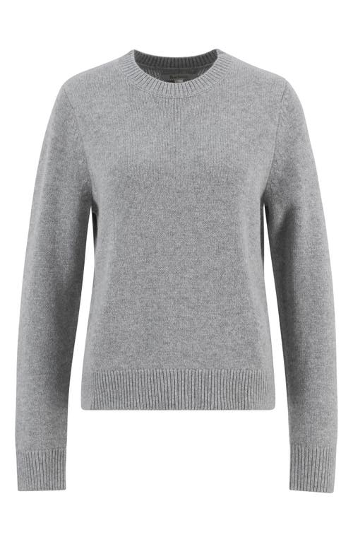 Barbour Woodhouse Wool & Cashmere Crewneck Sweater In Gray