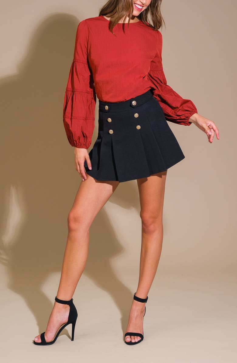 FLYING TOMATO Long Sleeve Top, Alternate, color, Red Wine