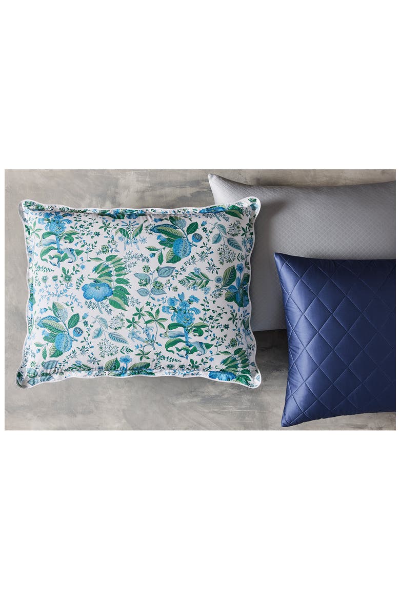 Pomegranate Quilted Euro Sham, Alternate, color, LILAC