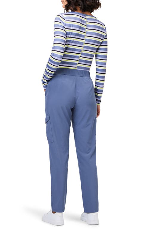 Nz Active By Nic+zoe Tech Stretch Cargo Pants In Gray