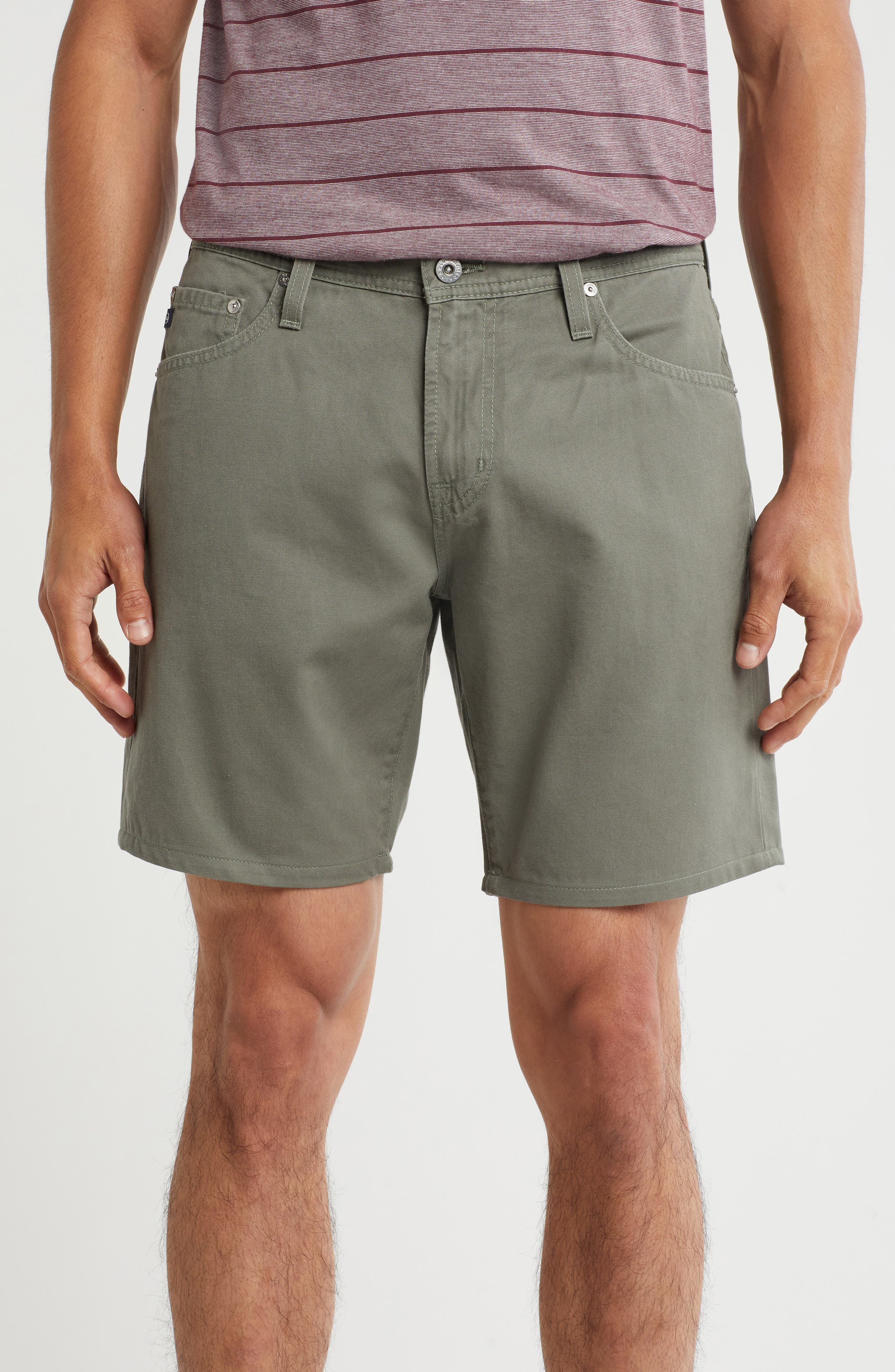 AG Graduate Straight Leg Denim Shorts