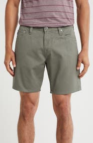 AG Graduate Straight Leg Denim Shorts