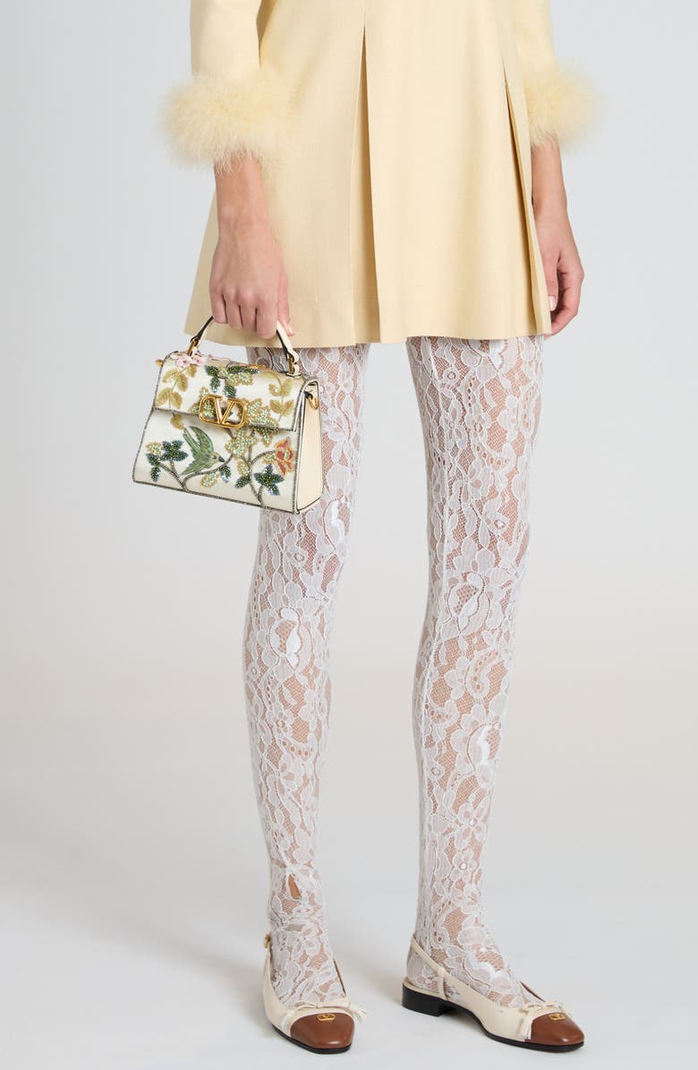 Valentino Garavani Mini VSling Embellished Top Handle Bag, Alternate, color,