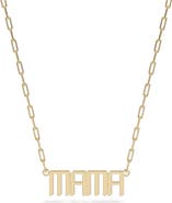 Leni James The Signature Mama Nameplate Necklace