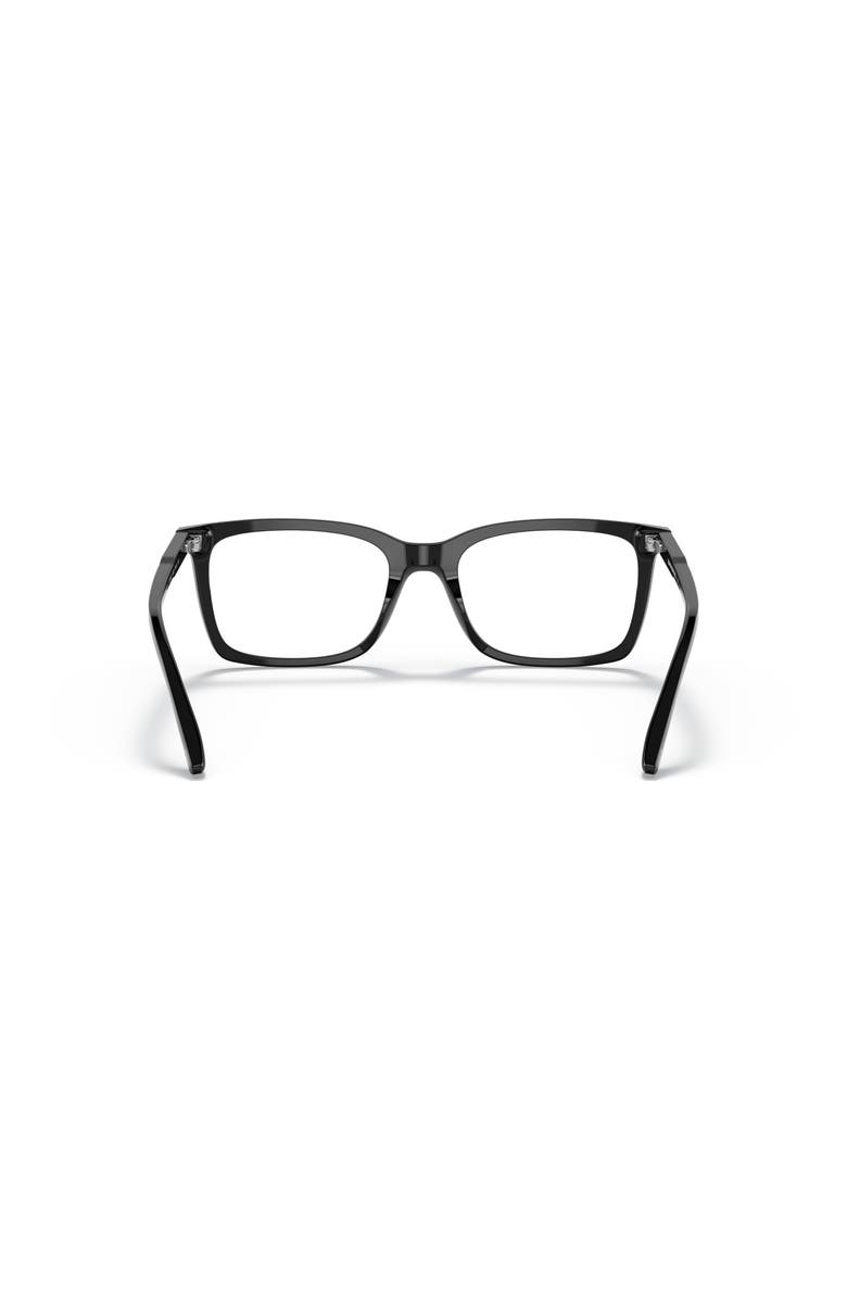 Brooks Brothers 55mm Square optical glasses, Alternate, color, Black