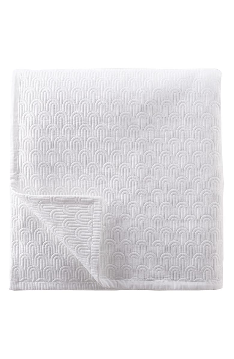 Ted Baker London Quilted Scallop Coverlet - Full/Queen, Alternate, color,