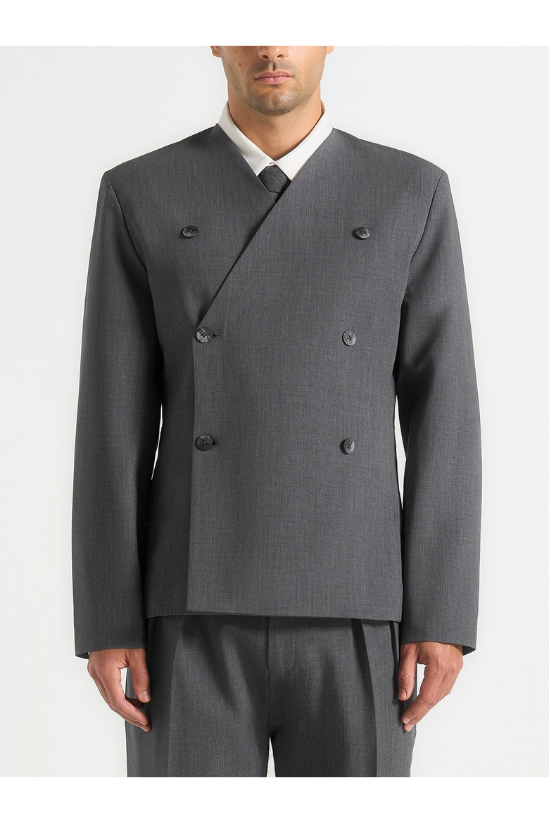 Timeo Structured Blazer, Alternate, color, Grey