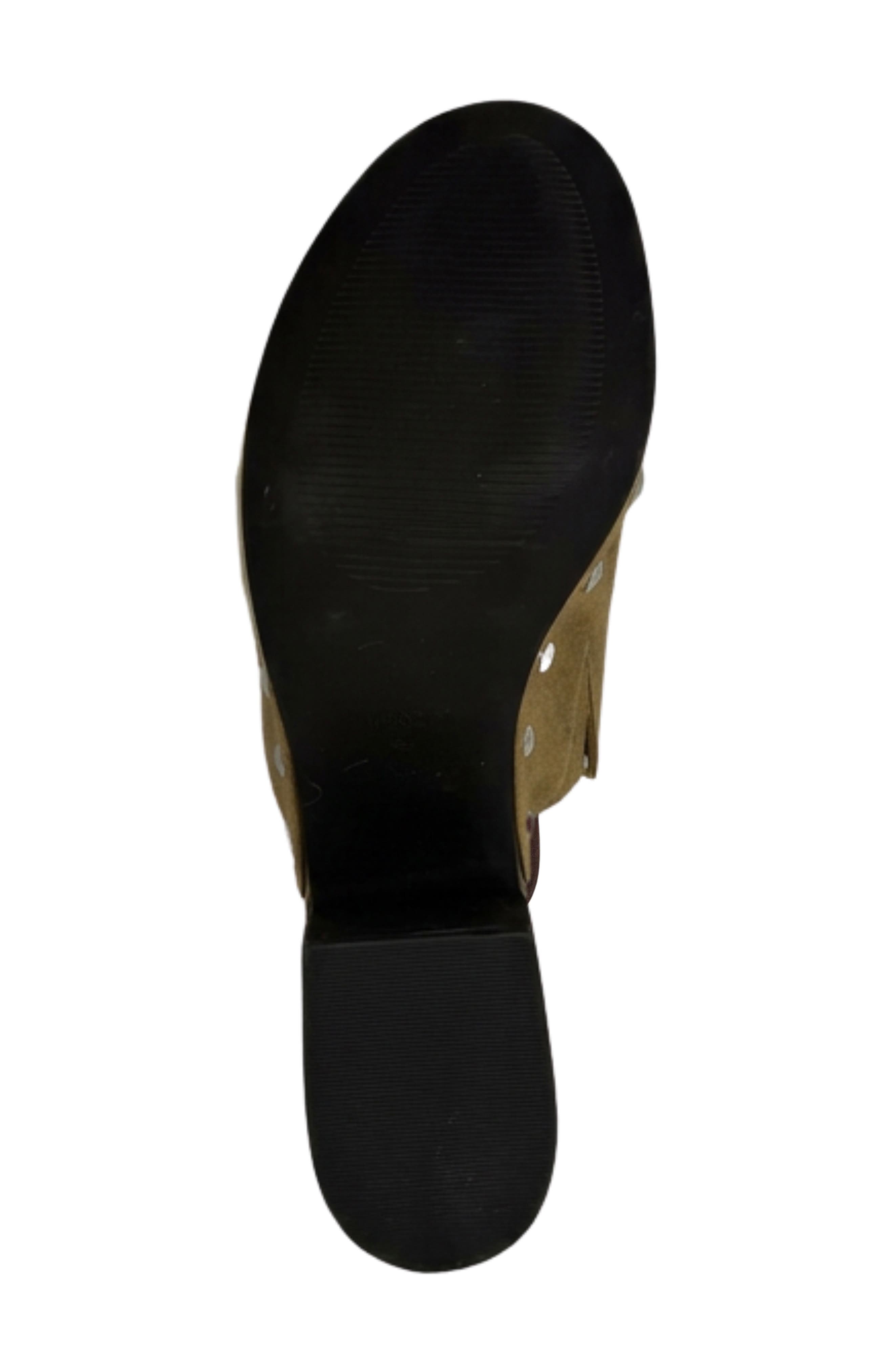 Hayden Faux Leather Platform Mule, Alternate, color, CAMEL SUEDE