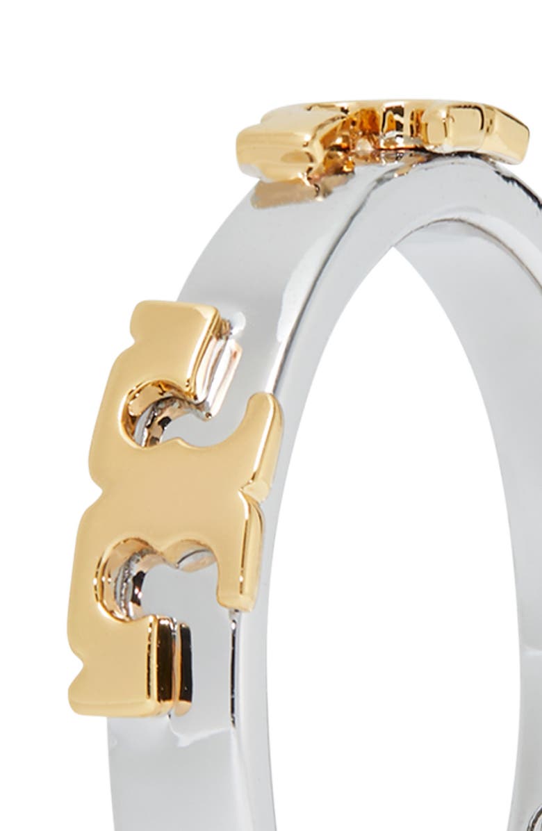 Tory Burch Serif-T Band Ring, Alternate, color,