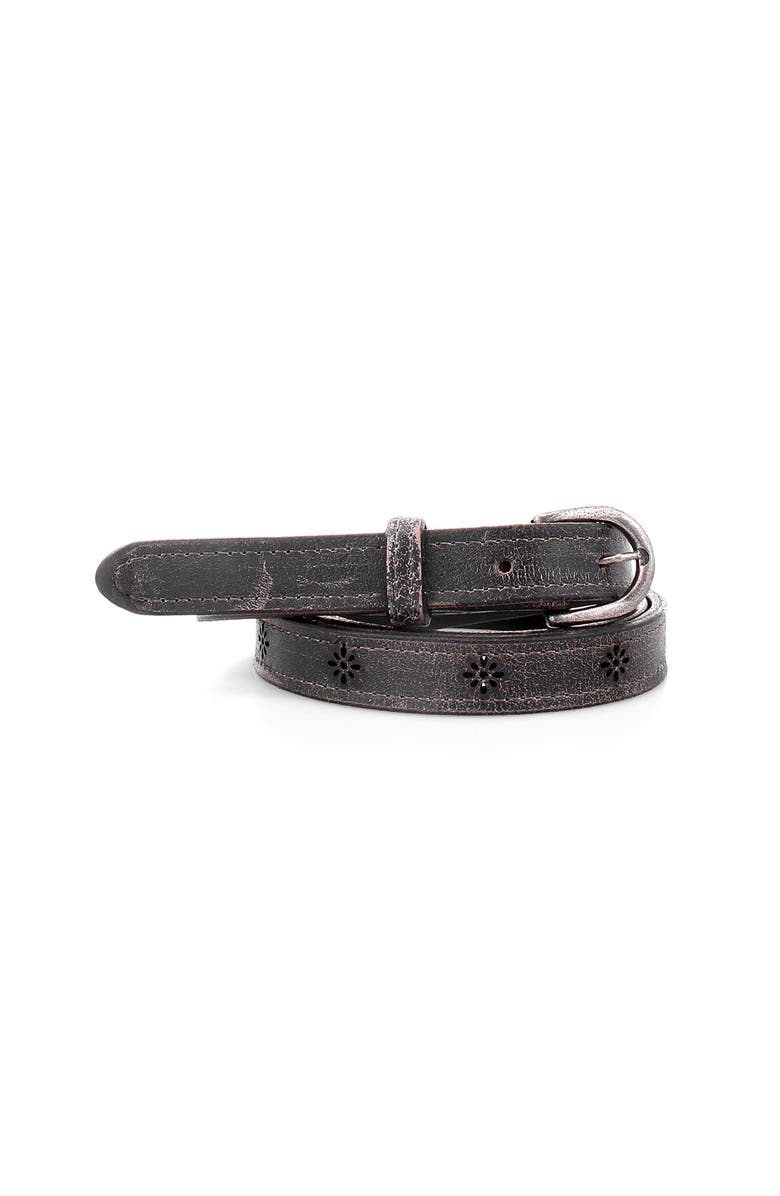 Bed Stu Monae II Belt, Main, color, Black Lux