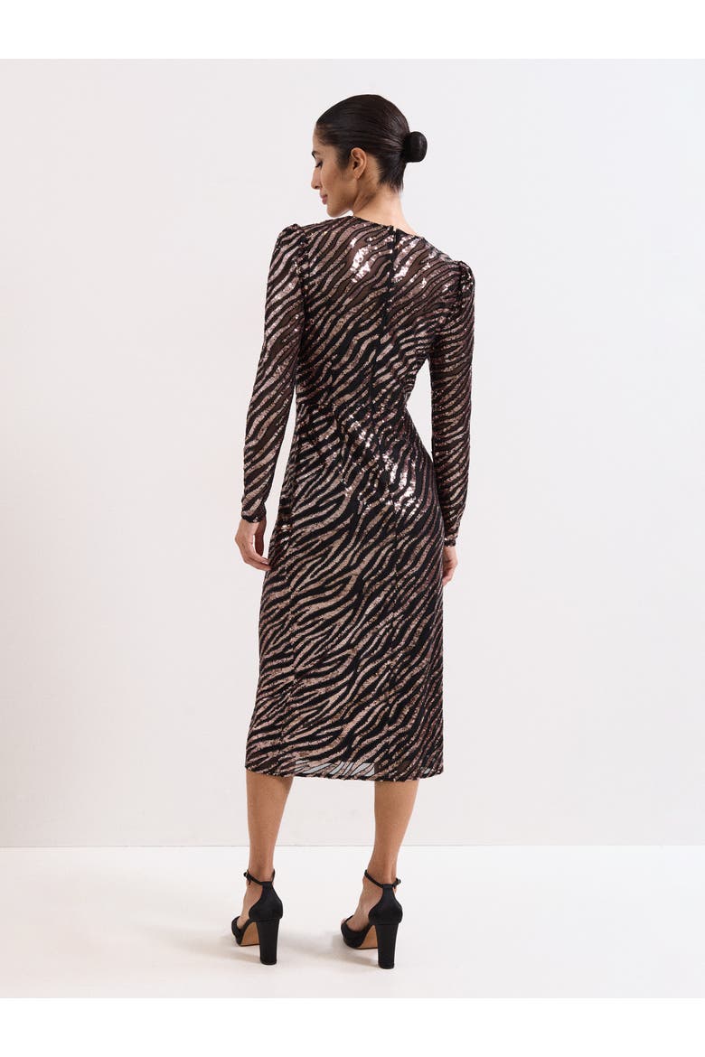 Kate Sequin Dress, Alternate, color, Black Multi