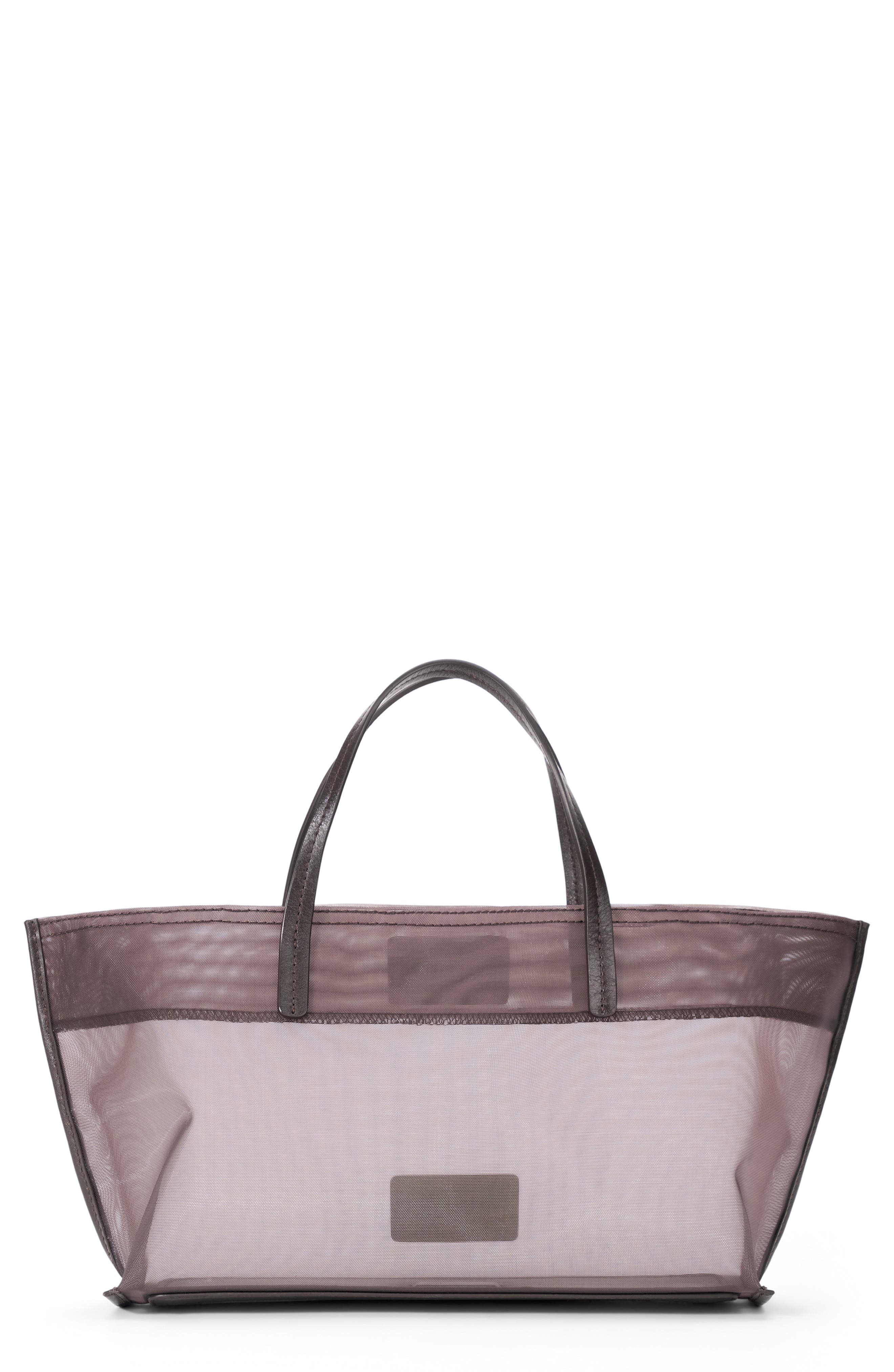 STAUD Mini Christos Mesh Tote, Alternate, color, Espresso