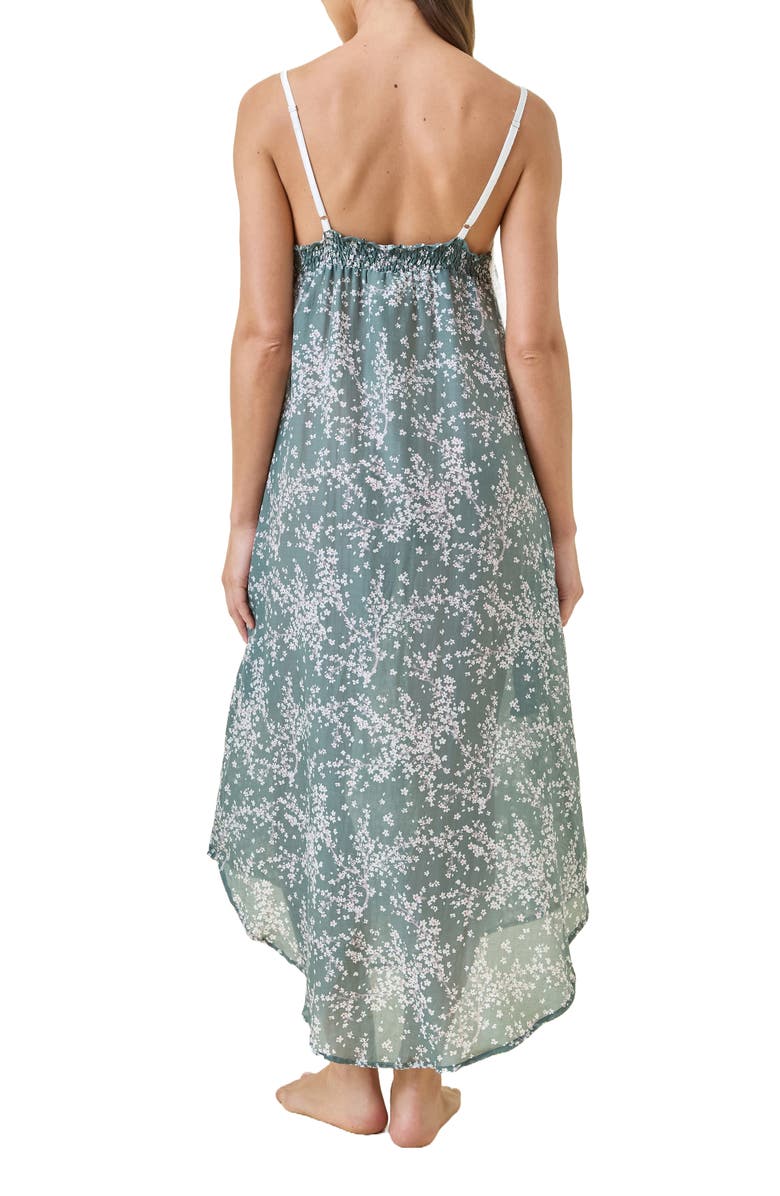 Papinelle Cheri Blossom Cotton & Silk Nightgown, Alternate, color, 