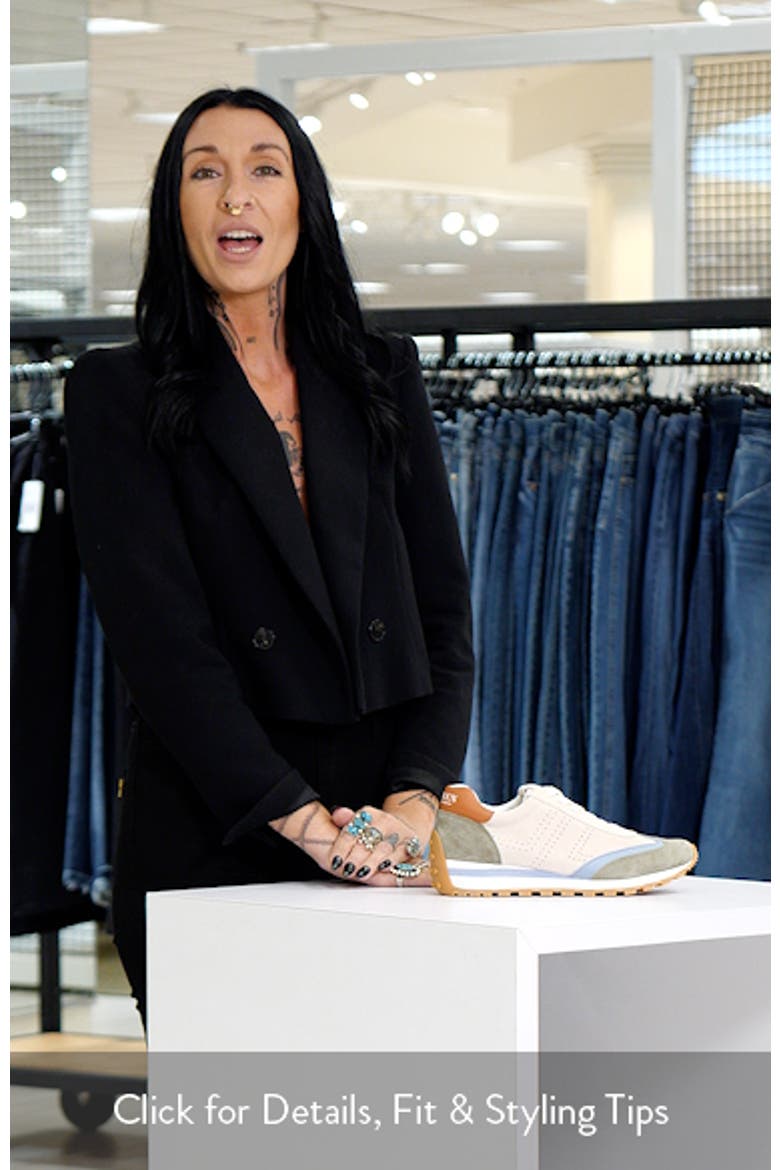 Dani Perforated Lace-Up Sneaker video