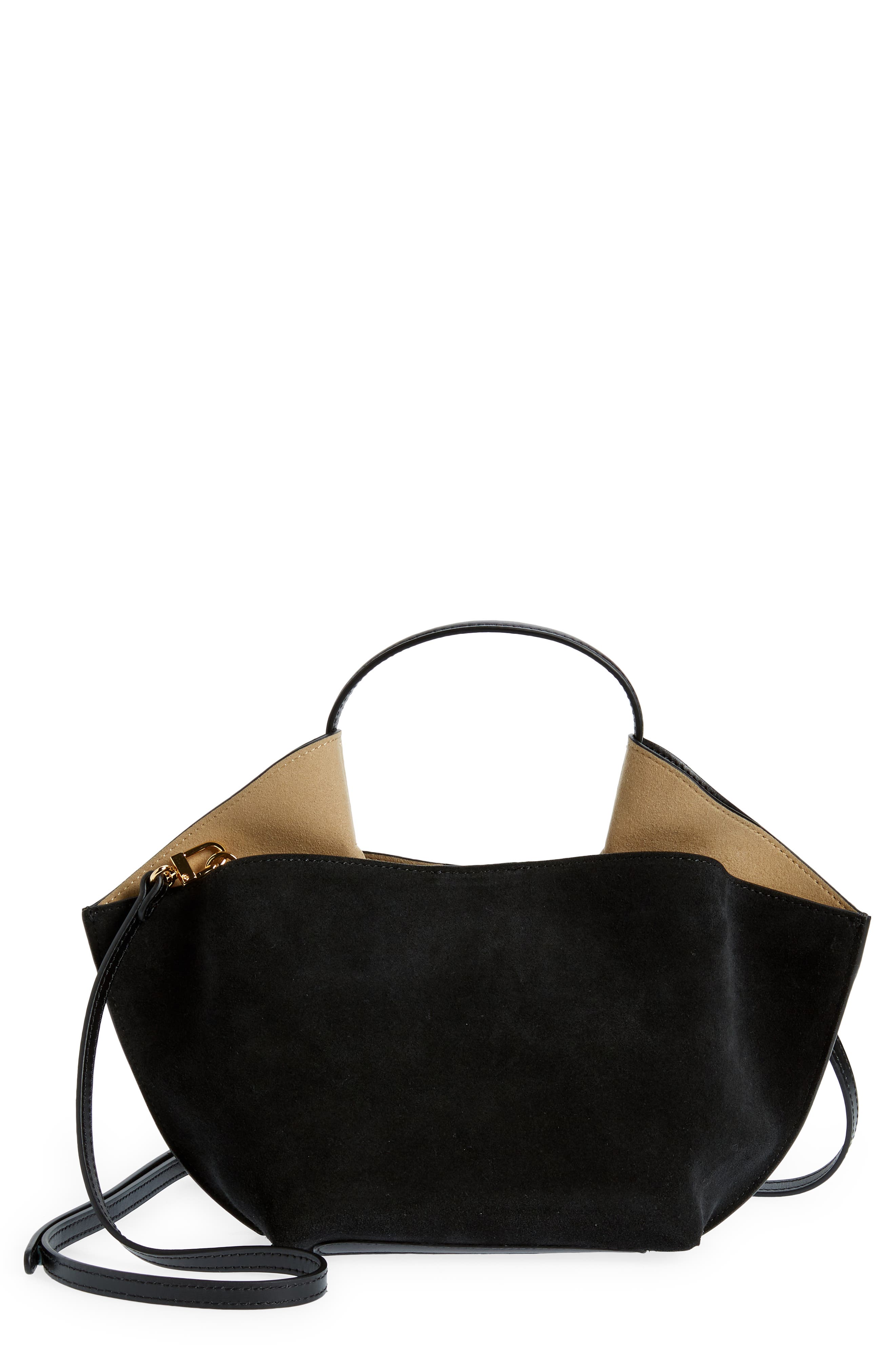 Ree Projects Mini Ann Suede Tote, Main, color, 