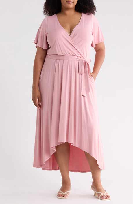 Solid High/Low Dress