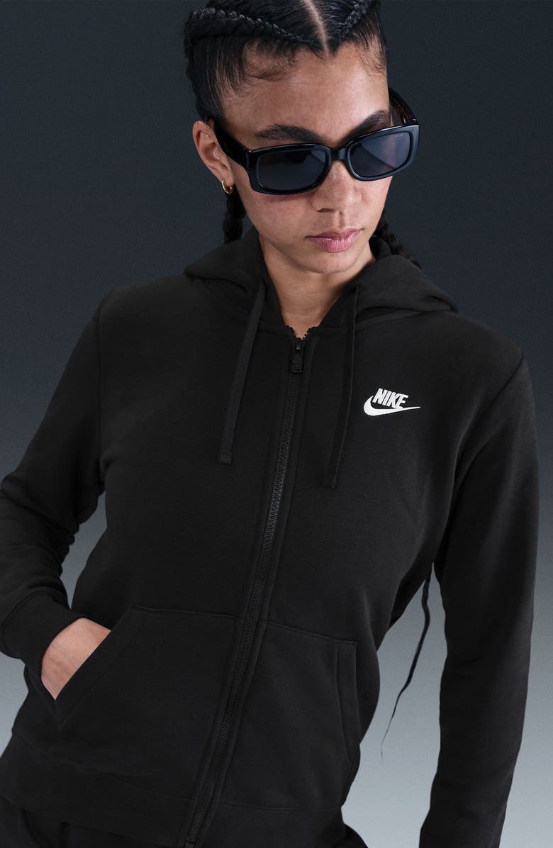 Nike Sportswear Club Fleece Full Zip Hoodie, Alternate, color, 