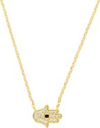 OLIVIA WELLES Protect You Hamsa Necklace