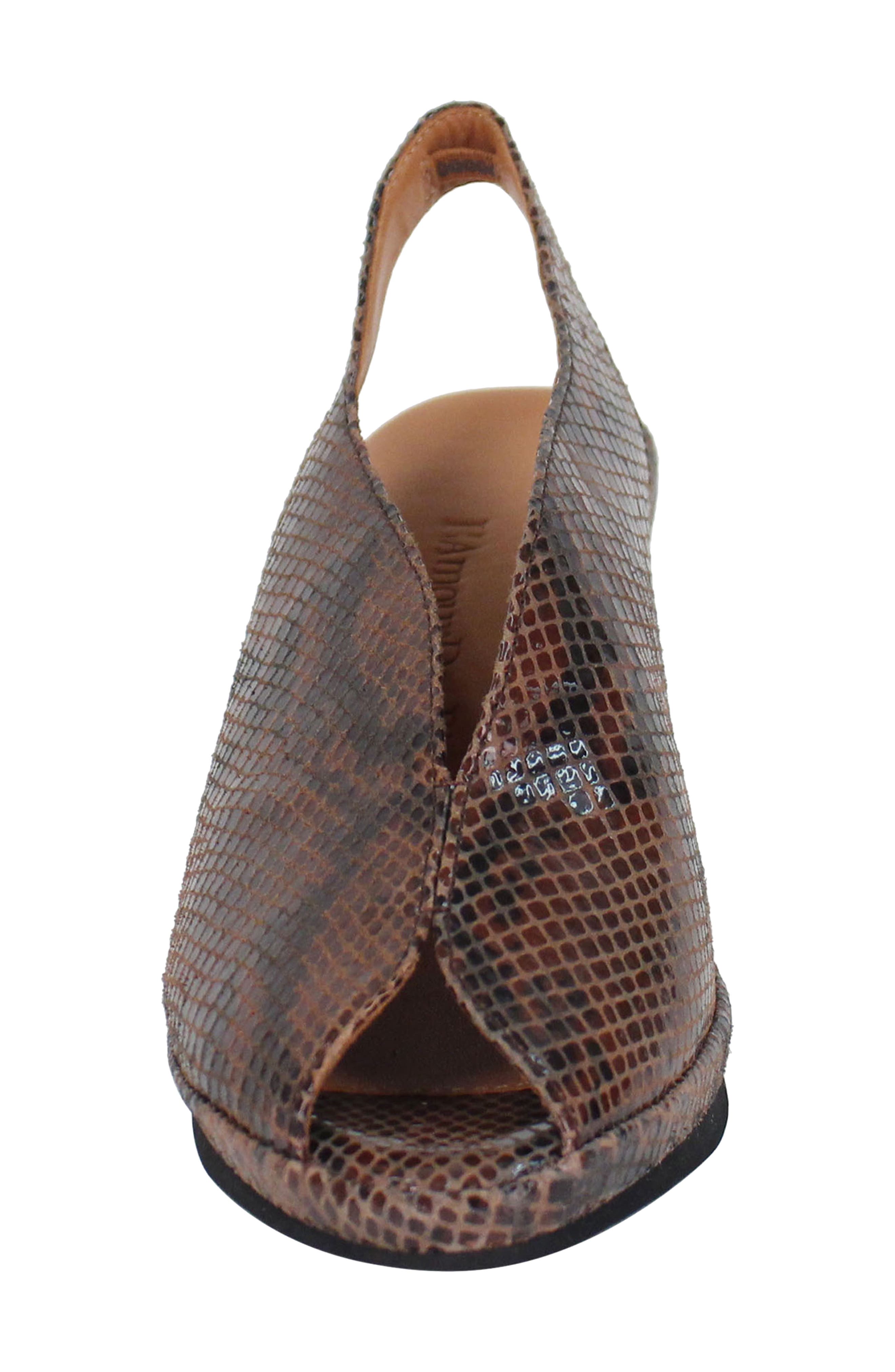 L'Amour des Pieds Odetta Slingback Wedge, Alternate, color, 