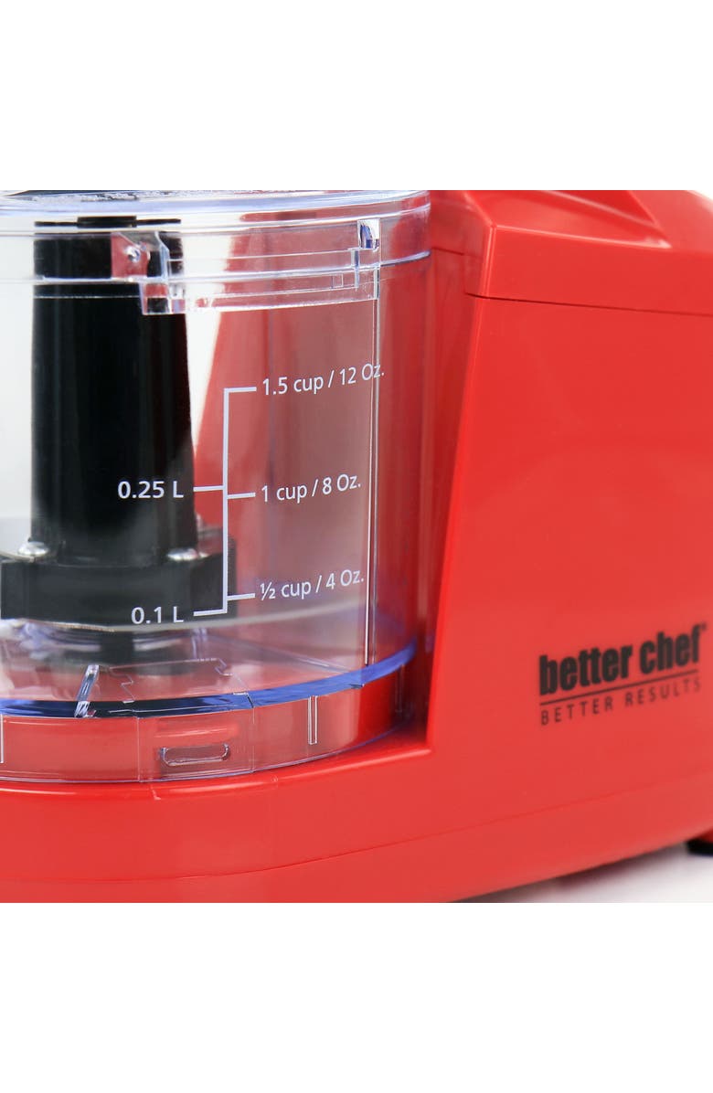 Better Chef Compact 12 Ounce Mini Chopper in Red, Alternate, color, Red