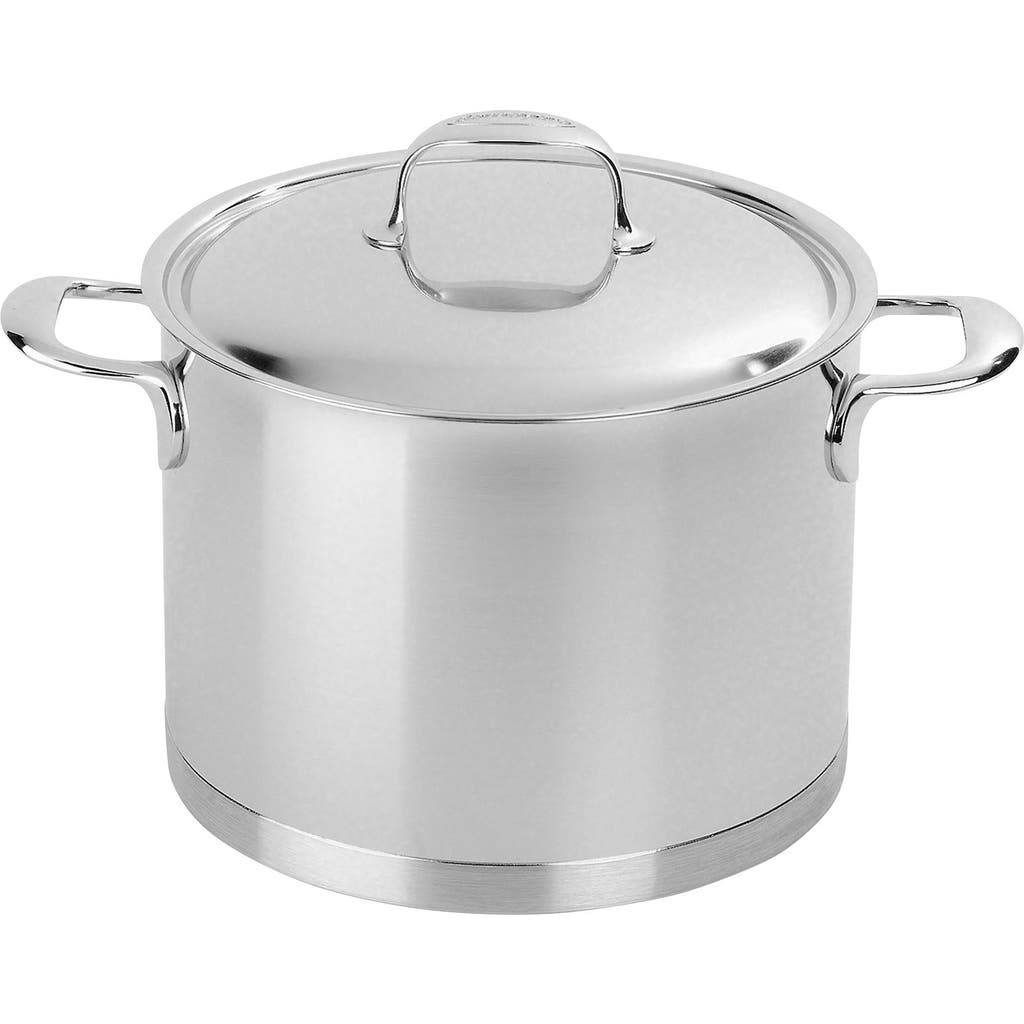 Demeyere Atlantis 8.5-quart Stainless Steel Stockpot In Silver