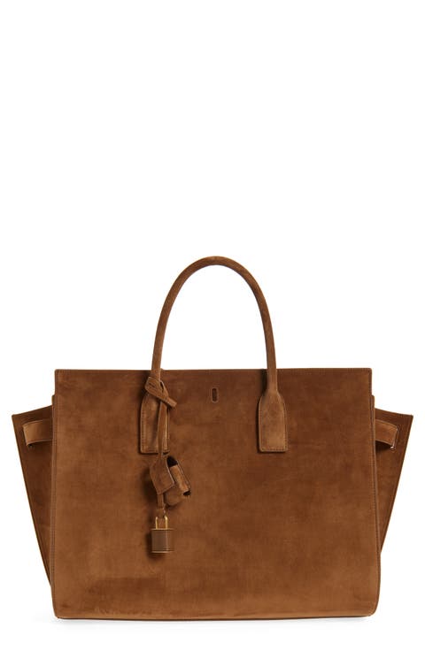 Large Sac de Jour Suede Tote