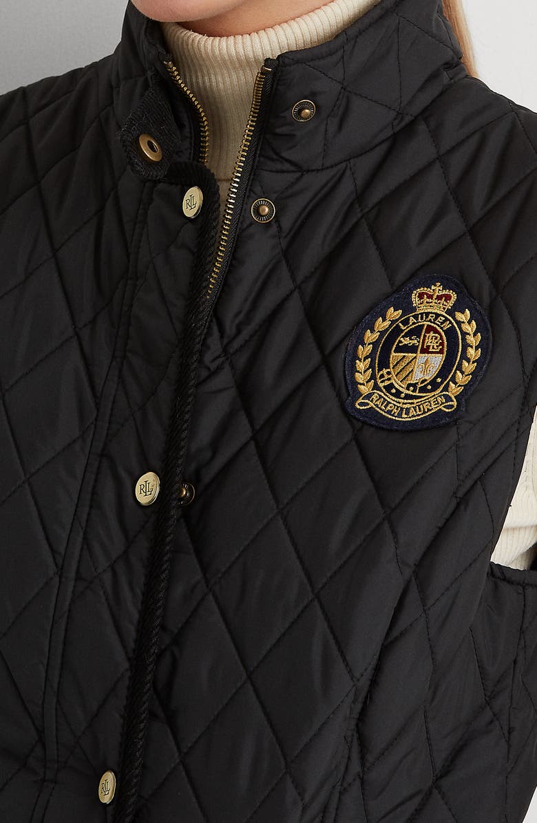 Lauren Ralph Lauren Quilted Crest Vest, Alternate, color, 